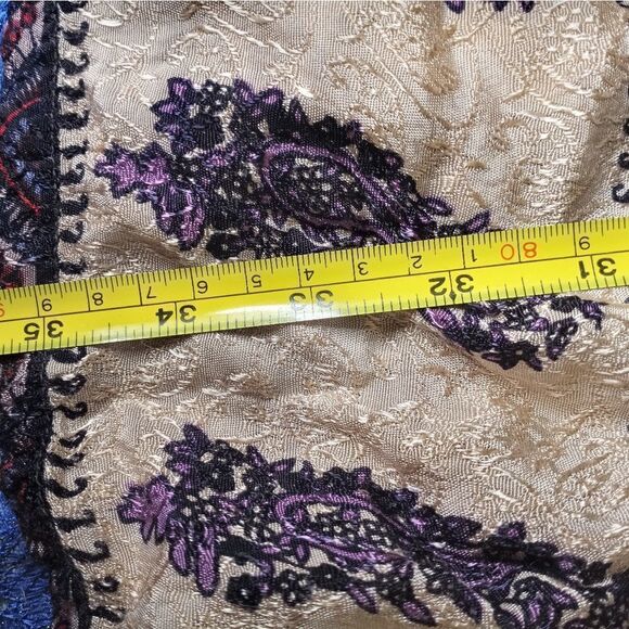 Parking Permit Free Size Mlticlrd ElasticWaist AbstractPrint Maxi Women’s Skirt. - Picture 7 of 7